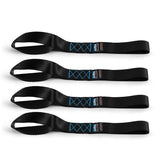 Mishimoto Soft Loop Tie-Down Straps (4-Pack) Black - BNRTC-SLP-4BK