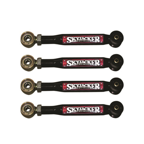 Skyjacker 0-4 in. Front & Rear Adjustable Lower Flex Links - TJ24LLX