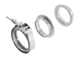 Borla Universal 2.5in Stainless Steel 3pc V-Band Clamp w/ Male and Female Flanges - 18008