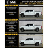 ICON 2007+ Toyota Tundra Multi Rate RXT Leaf Pack w/Add In Leaf - 158509