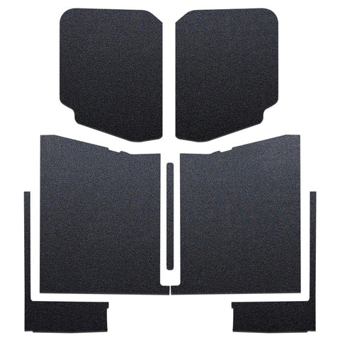 DEI 20-22 Jeep Gladiator JT 4-Door Boom Mat Complete Headliner Kit - 7 Piece - Black - 50183