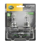 Hella Bulb H13 12V 60/55W P264T T4 +50 (2) - H13P50TB