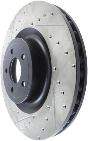 StopTech Slotted & Drilled Sport Brake Rotor - 2015 Ford Mustang GT - Front Right - 127.61116R