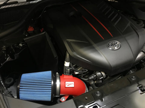 Injen 2020 Toyota Supra L6-3.0L Turbo (A90) SP Cold Air Intake System - Wrinkle Red - SP2300WR