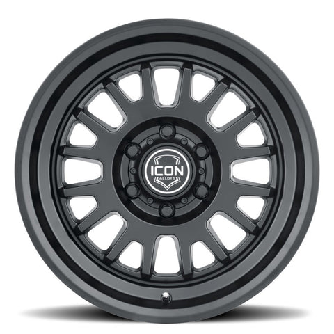 ICON Anza 17x8.5 6x135 +6mm Offset 5in BS 87.1mm Hub Bore Satin Black Wheel - 8217856350SB