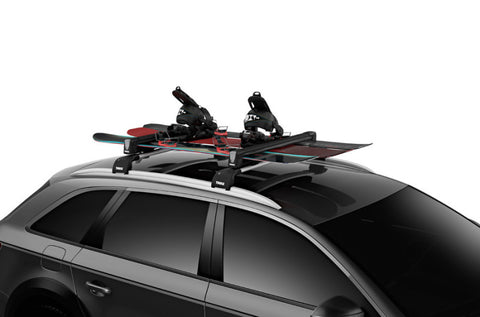 Thule SnowPack M Ski/Snowboard Rack - Black (Up to 4 Pair Skis/2 Snowboards) - 732412