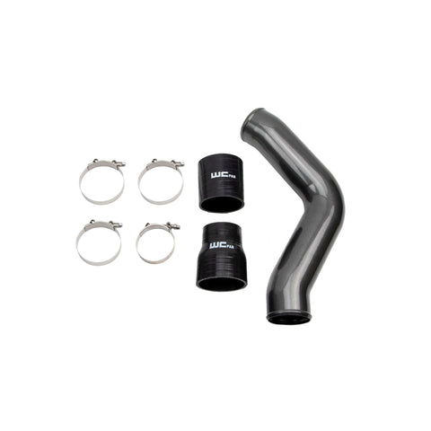 Wehrli 13-18 Cummins 6.7L Driver Side 3.5 in. Intercooler Pipe - Bengal Blue - WCF100434-BB