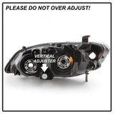 xTune 04-05 Honda Civic (Excl Hatchback/Si) OEM Style Headlights - Chrome (HD-JH-HC04-4D-AM-C) - 9042713