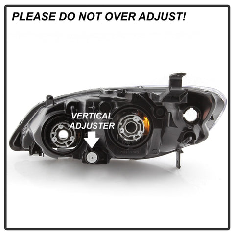 xTune 04-05 Honda Civic (Excl Hatchback/Si) OEM Style Headlights - Black (HD-JH-HC04-4D-AM-BK) - 9042706