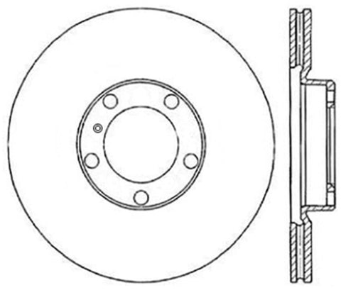 StopTech Drilled Sport Brake Rotor - 128.34096R