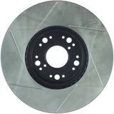 StopTech Power Slot 93-05 Lexus GS Series / 00-05 IS300 / 93-94 LS Series Front Left Slotted Rotor - 126.44083SL