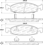 StopTech Street Brake Pads - 308.07900