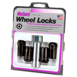 McGard Wheel Lock Nut Set - 4pk. (Tuner / Cone Seat) 1/2-20 / 13/16 Hex / 1.60in. Length - Black - 25340