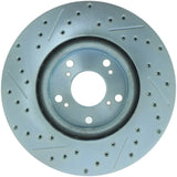 StopTech Select Sport 06-15 Honda Civic Si Slotted and Drilled Left Front Rotor - 227.40057L