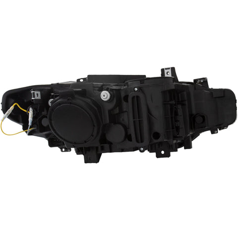 ANZO 2012-2015 BMW 3 Series Projector Headlights w/ U-Bar Black - 121504