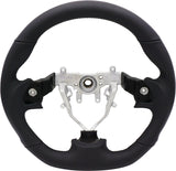 BLOX Racing 08-14 Subaru Leather Steering Wheel Black Stitching - BXSW-50000-B