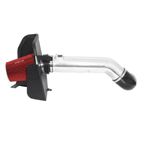 Spectre 09-12 GM Truck V8-4.8/5.3/6.0L F/I Air Intake Kit - Polished w/Red Filter - 9918