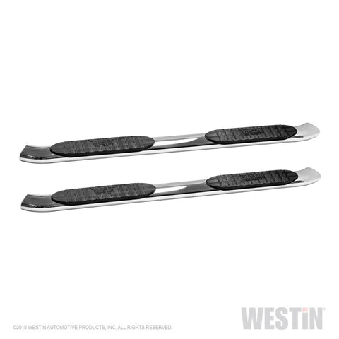 Westin 19-20 Ram 1500 Crew Cab PRO TRAXX 5 Oval Nerf Step Bars - Stainless Steel - 21-54080