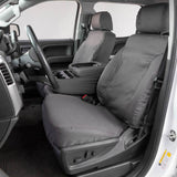 Covercraft 03-06 Chevrolet Silverado Polycotton SeatSaver Custom Front Row Seat Covers - Grey - SS3353PCGY