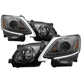 Spyder Lexus GS 300 / 350 / 450 06-11 Headlights - HID Model Only - Smoke PRO-YD-LG06-HID-DRL-SM - 5082817