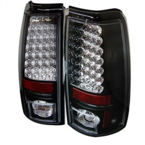 Spyder Chevy Silverado 1500 99-02 (Not Fit Stepside) LED Tail Lights Blk ALT-YD-CS99-LED-BK - 5002044