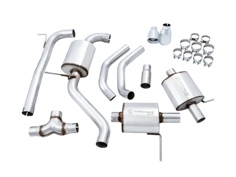 AWE Tuning 18-21 Volkswagen Jetta GLI Mk7 Touring Exhaust - Chrome Silver Tips (Fits High-Flow DP) - 3015-22070