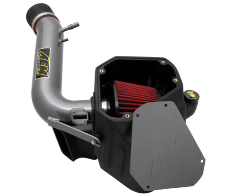 AEM 11-12 Ford Mustang 3.7L V6 Gunmetal Gray Cold Air Intake System - 21-8123DC