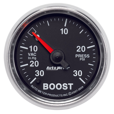 Autometer GS 30inhg-30PSI Digital Vac/Boost Gauge - 3859