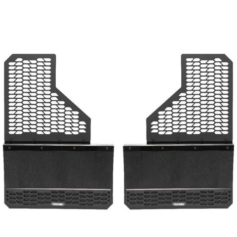 Putco 11-16 Ford SuperDuty Dually - (Fits Rear) - Set of 2 Mud Skins - HDPE w/ Hex Shield - 78255