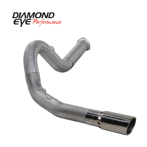 Diamond Eye KIT 5in DPF-BACK SGL AL 07.5-08 CHEVY 6 6L 2500/3500 BPCKGD BX46X14X14OD EL-PL - K5134A