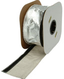 DEI Heat Shroud 2-1/2in x 50ft Spool - Aluminized Sleeving-Hook and Loop Edge - 93487