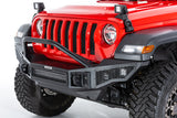 Go Rhino 07-20 Jeep Wrangler JL/JLU/JK/JKU/Gladiator JT Rockline Full Width Bumper w/ Overrider - 331201T