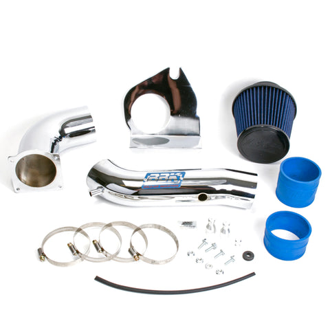 BBK 99-04 Mustang V6 Cold Ar Intake Kit - Chrome Finish - 1719