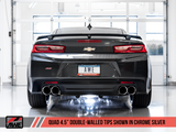 AWE Tuning 16-19 Chevrolet Camaro SS Axle-back Exhaust - Touring Edition (Quad Chrome Silver Tips) - 3015-42093