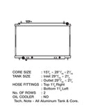 CSF 03-06 Nissan 350Z Radiator - 3329