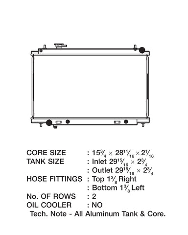 CSF 03-06 Nissan 350Z Radiator - 3329