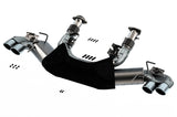 Borla 2020 Chevrolet Corvette C8 6.2L ATAK 3in Exhaust System Dual Round A/C Tips 4inx 4.75in - 140839