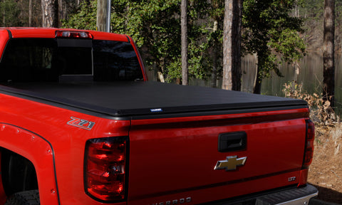 Lund 22-23 Ford Maverick (4.5ft Bed) Hard Fold Tonneau Cover - Black - 969380