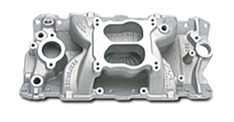 Edelbrock SBC Perf Air Gap Manifold Polished - 26011