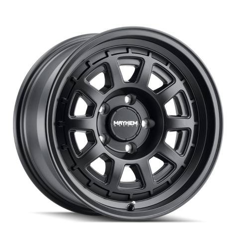 Mayhem 8303 Voyager 17x8 / 5x160 BP / 52mm Offset / 65.1mm Hub Matte Black Wheel - 8303-7841MB52