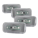 Xtune Dodge Ram 10-14 Dually 2 Red LED 2 Amber LED Fender Lights 4pcs Clear ACC-LED-DR10-FL-C - 9924774