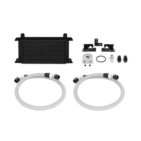 Mishimoto 07-11 Jeep Wrangler JK Oil Cooler Kit - Black - MMOC-WRA-07BK