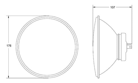 Hella Headlamp Esh Fa Gn Mgs12 53396 1A6 - 002395801