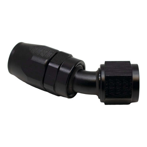 DeatschWerks 10AN Female Flare Swivel 30-Degreehose End CPE - Anodized Matte Black - 6-02-0824-B