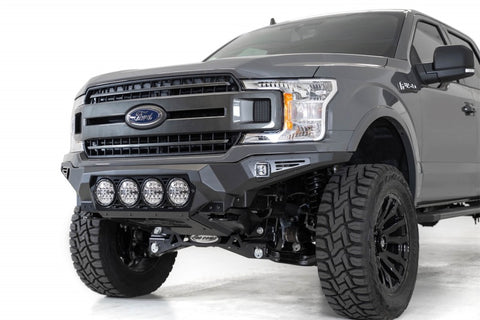 Addictive Desert Designs 18-20 Ford F-150 Bomber Front Bumper w/ 4 Rigid 360 6IN Mounts - F180014110103