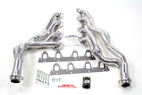 JBA 67-70 Ford Mustang 390-428 FE 1-3/4in-2-1/2in Primary Silver Ctd Tri Y Header - 6655SJS