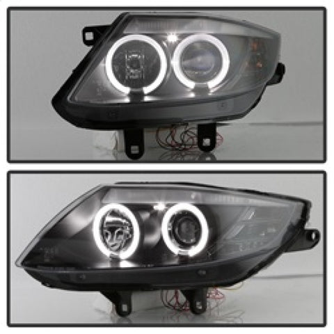 Spyder BMW Z4 03-08 Projector Headlights Xenon/HID Model Only - LED Halo Black PRO-YD-BMWZ403-HID-BK - 5029676