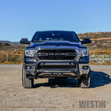 Westin 2019 Ram 1500 (Excl. Classic and Rebel) Contour LED DRL Bull Bar - Textured Black - 32-31125T-L