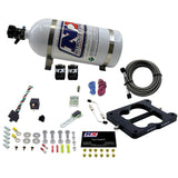 Nitrous Express Q-Jet/Holley Spread Bore Nitrous Kit (50-300HP) w/10lb Bottle - 30080-10