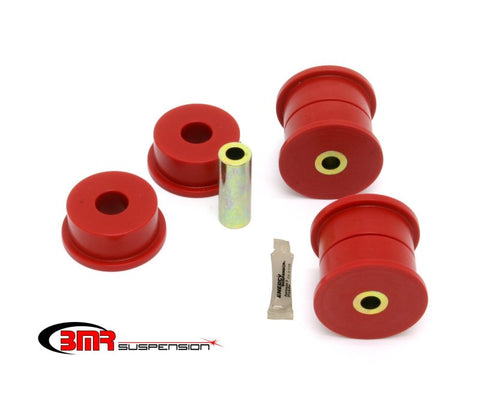 BMR 10-15 5th Gen Camaro Pro Version Differential Mount Bushing Kit (Polyurethane) - Red - BK029